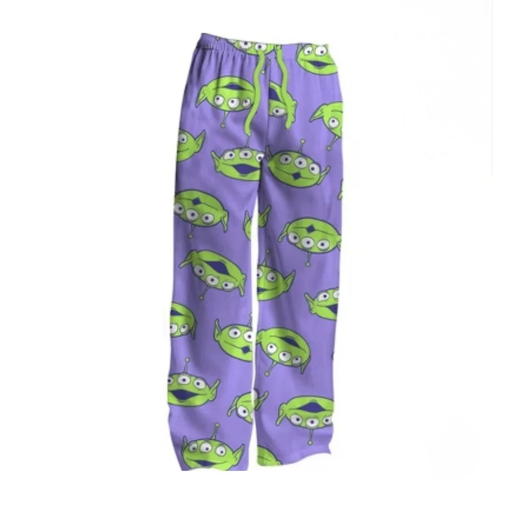Disney Pixar Toy Story Alien Knit Pajama Pants, Men's Small Purple NWT - Picture 2 of 9